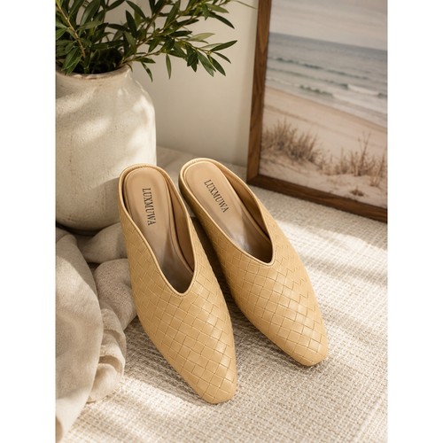 Luxmuwa woven pointed toe - luxmuwa,